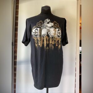 WCKD Popeye Gangsta T-Shirt Men’s XL authentic collection gold glitter